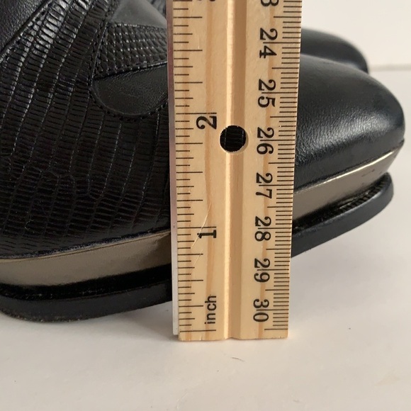 BCBG MaxAzria Leather Ankle Strap Platforms Shoes - Picture 10 of 16